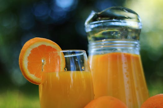 freshly squeezed orange juice