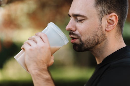 refreshing post workout smoothie