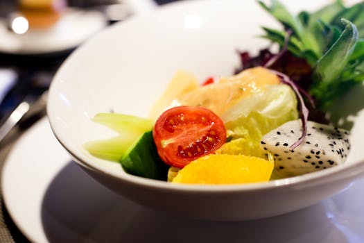 colorful mix of fruits and vegetables